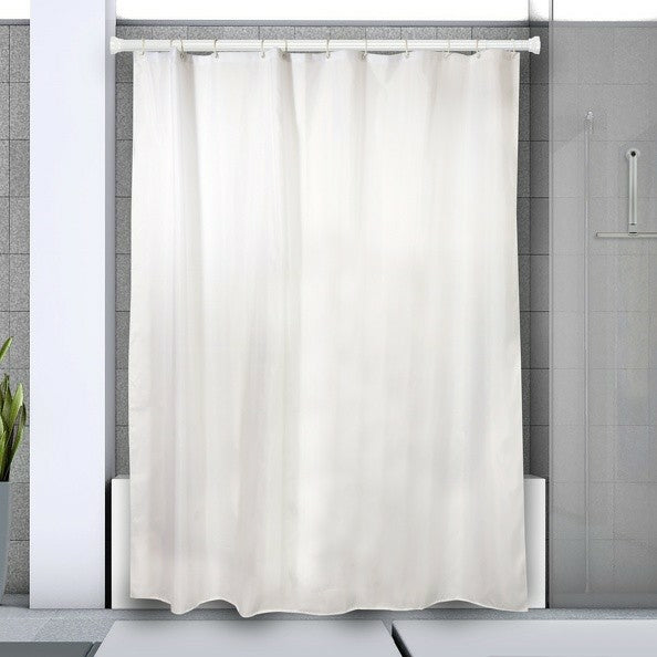 Spirella Badetuchstange Kreta – 125–220 cm, Aluminium, ohne Bohren, Weiss