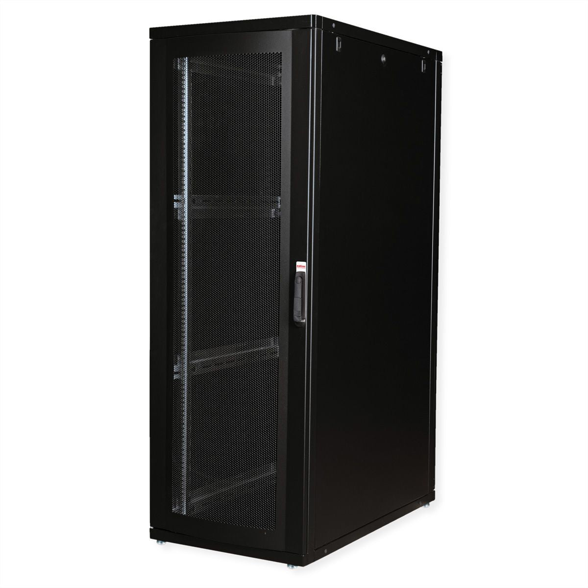 ROLINE Pro – 19" Netzwerkschrank 36U, IP20, abschliessbar, 600 × 1000 × 1705 mm, schwarz, Stahl