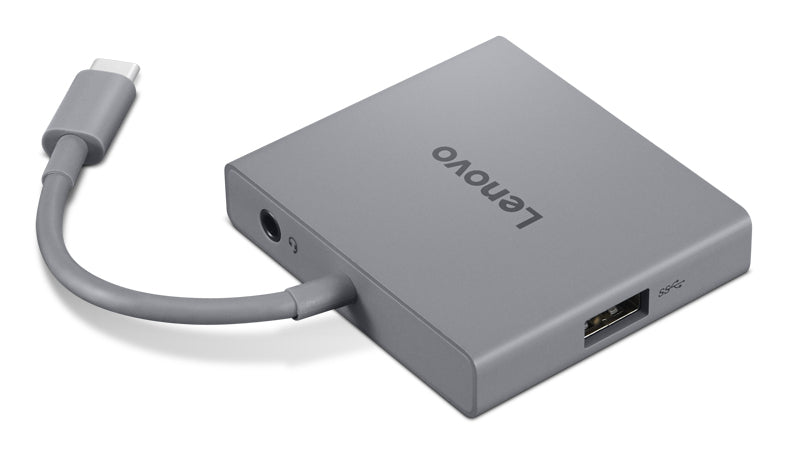 Lenovo Dockingstation – USB-C, 1× HDMI, 2× USB-A, 3,5 mm Audio, für Windows 10/11