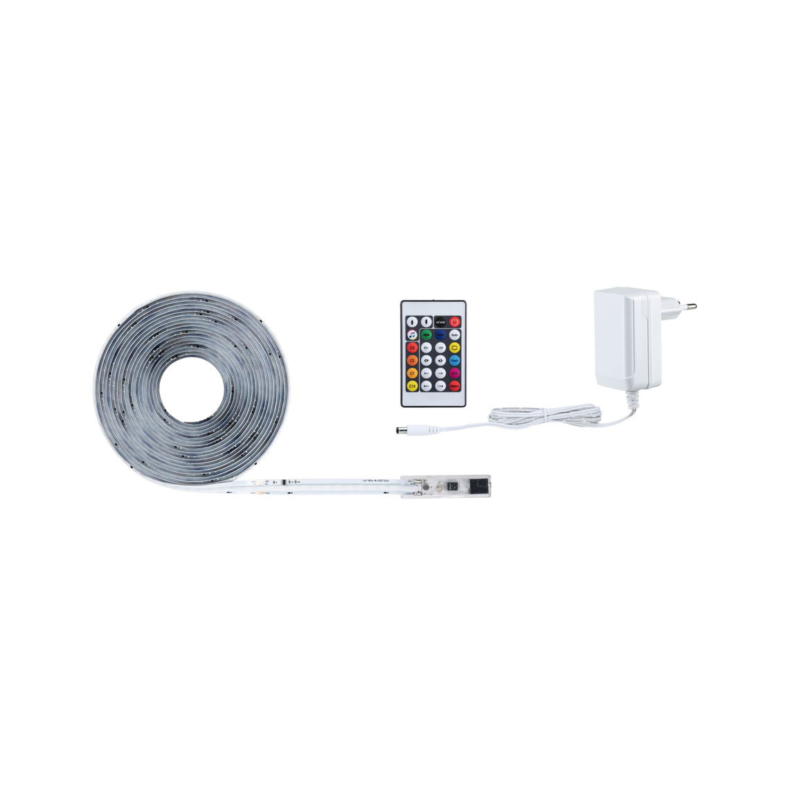 Paulmann LED-Strip – 5 m, 850 lm, 22 W, RGBIC, weiss