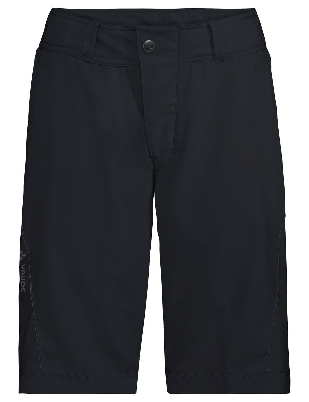 VAUDE Skorts – Grösse 38 – Schwarz, 100% Polyester, Stretch, Verstellbarer Bund