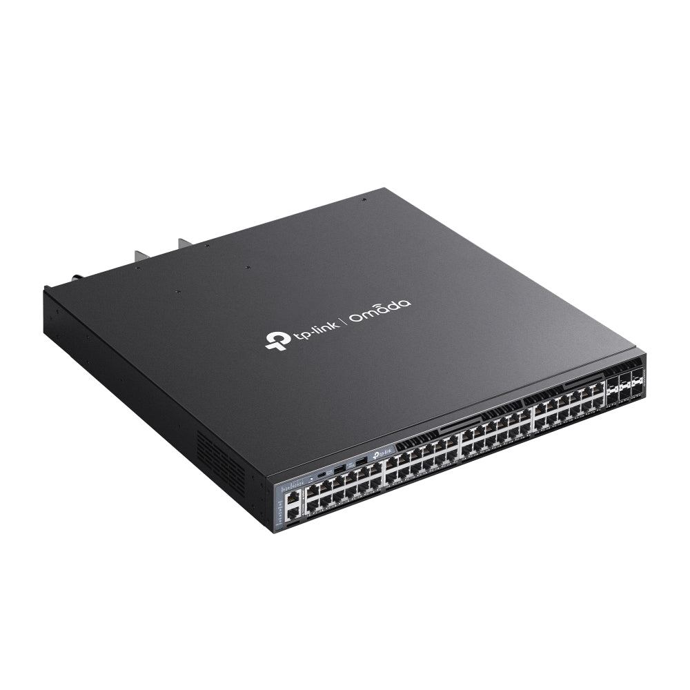 TP-Link SG6654XHP – Managed Switch – 48×GbE, 6×SFP+, L3, PoE+ 1440 W, 1U