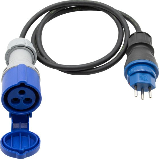 Brennenstuhl Verlängerungskabel – T13–CEE 16-3, 1,5 m, Aussen, 3×1,5 mm², Schwarz