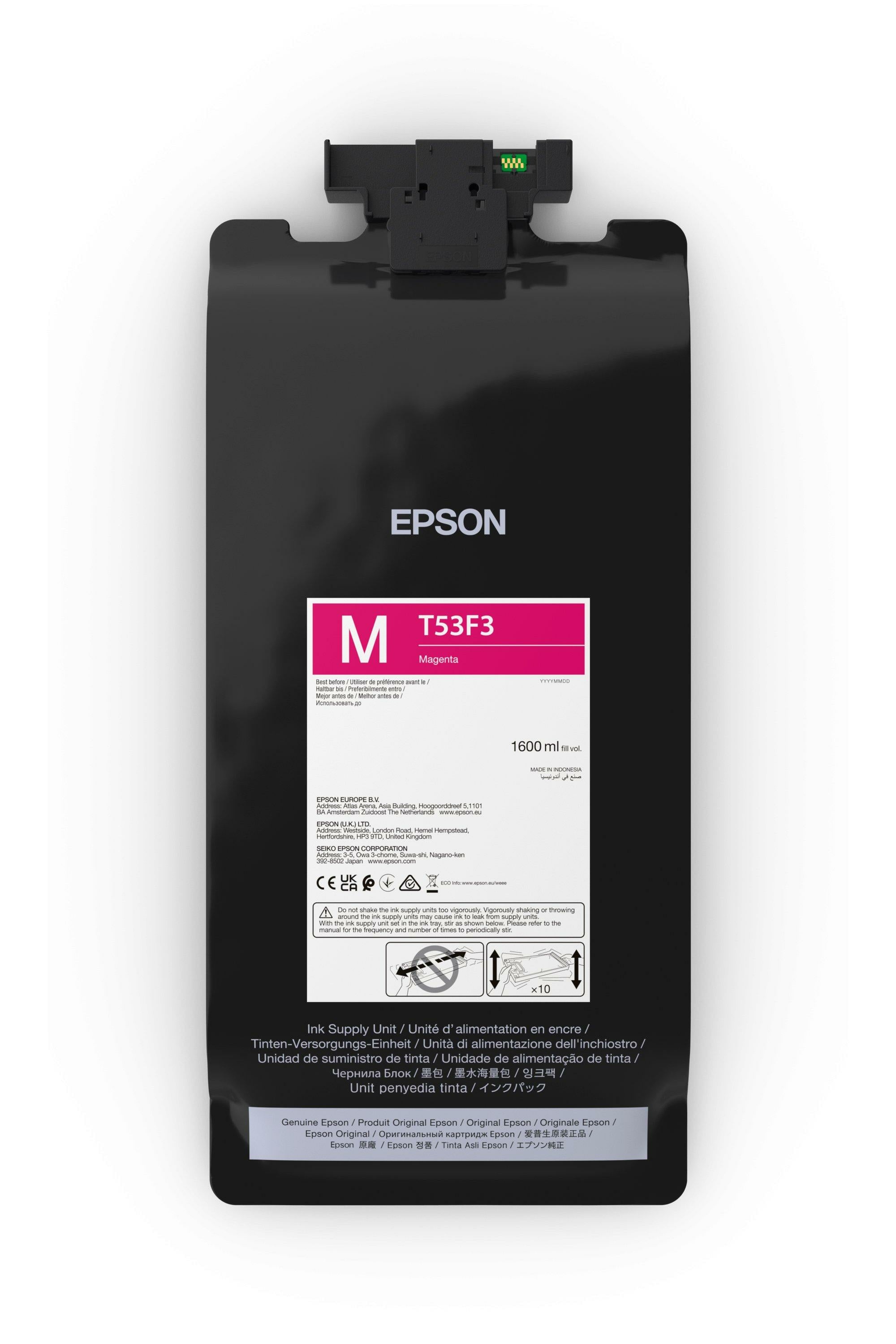 Epson C13T53F30N Magenta Tintenpatrone (Original) – 1'600 ml – für Epson SureColor SC-P8500DL