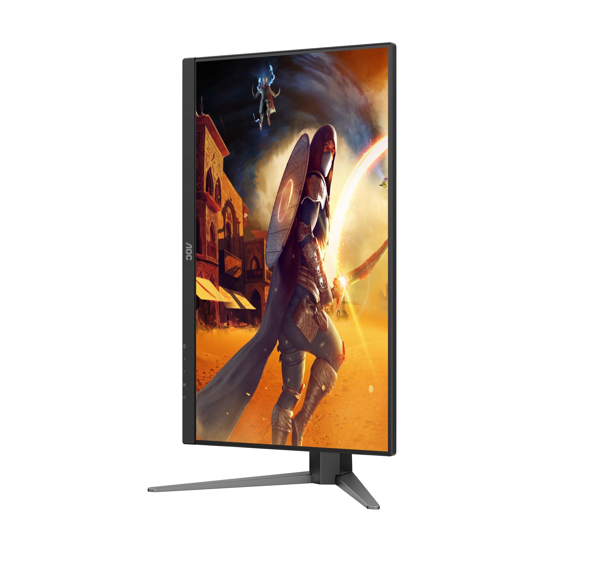 AOC 27G4HA – Monitor, 27", 1920 × 1080 (Full HD), IPS, 200 Hz, Adaptive Sync, Integrierte Lautsprecher, Rot