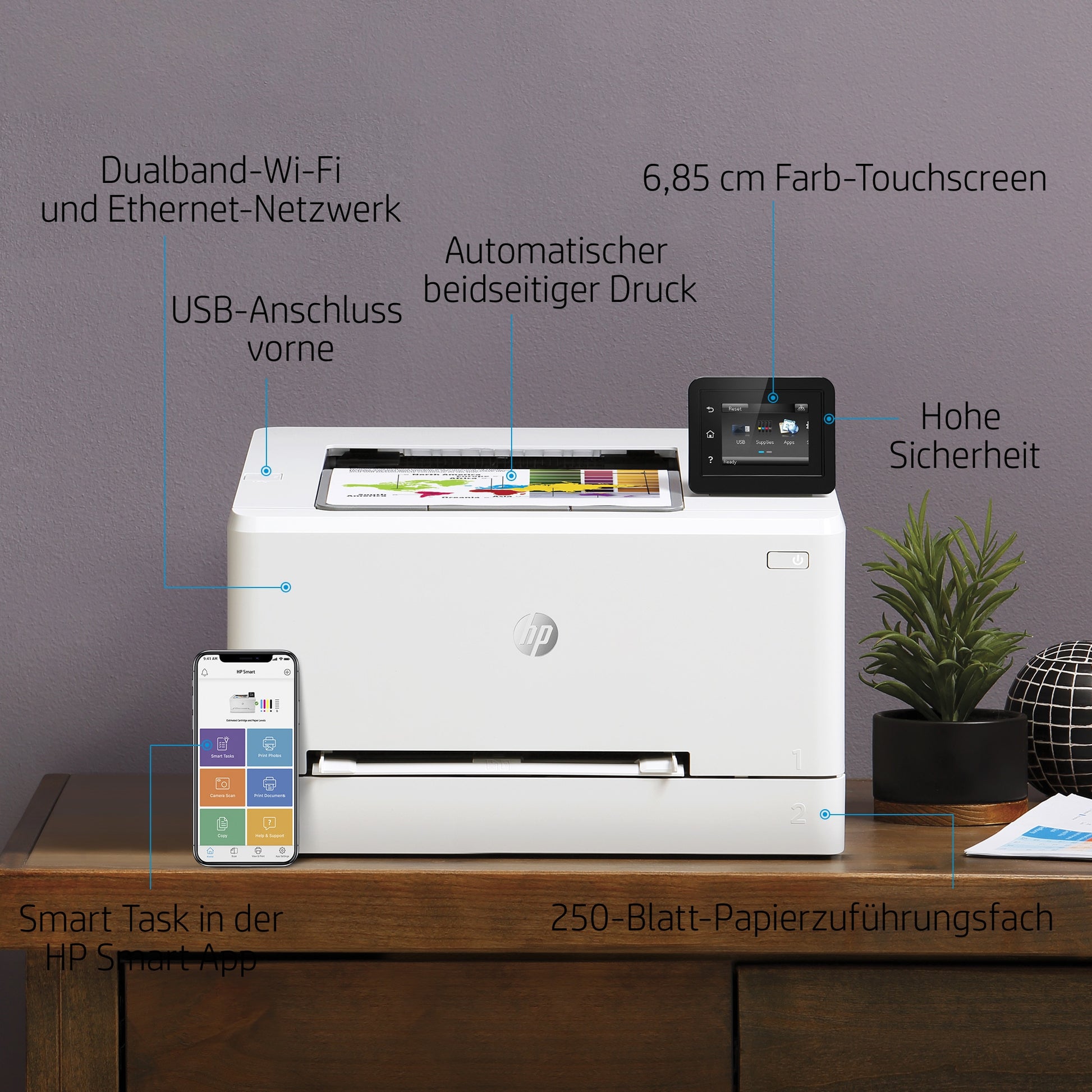 HP LaserJet Pro M255dw – Farbe