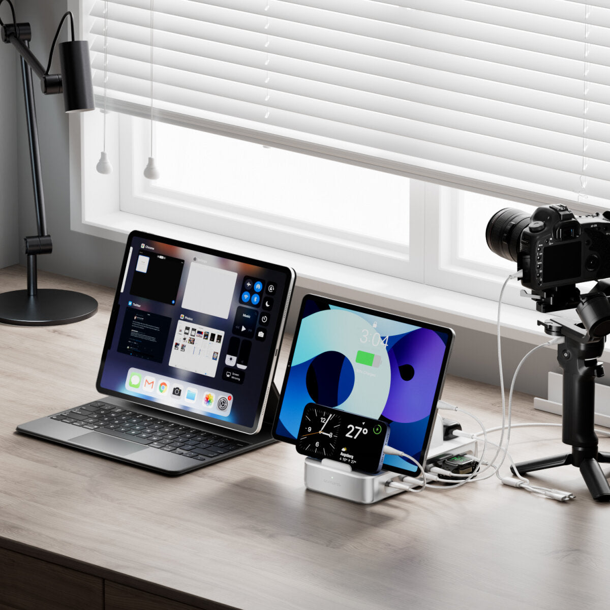 4smarts Ladestation – 5× USB-C + 1× USB-A – für Nintendo Switch, Universal, Smartphone und mehr