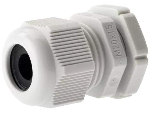 Axis Kabelverschraubung M20×1,5, Ø 20 mm, Kunststoff, 5er-Pack – für AXIS C1310-E, AXIS A9188-VE – weiss