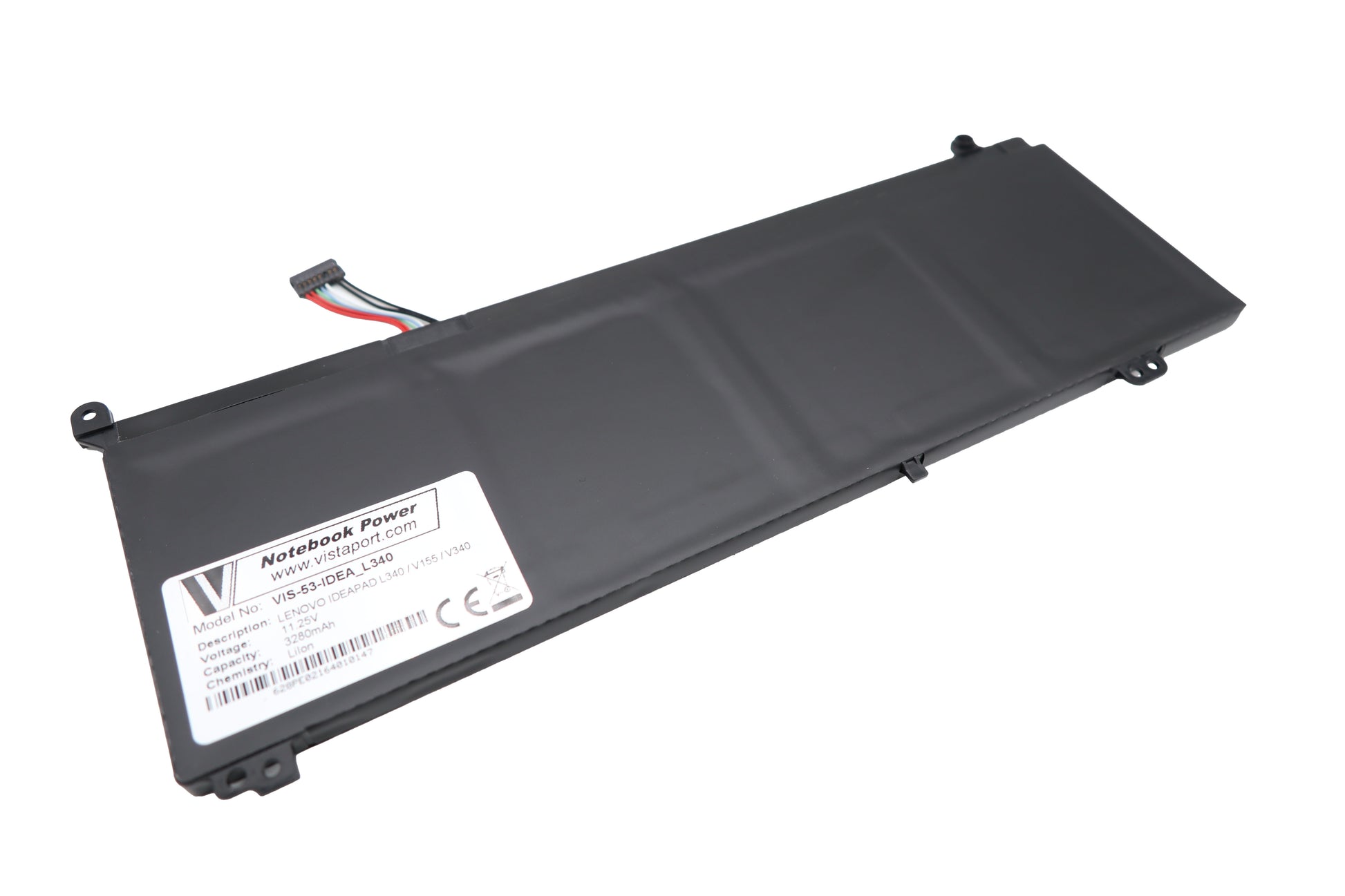 Vistaport Notebook-Akku – für Lenovo IdeaPad L340/V155/V340 – 36 Wh, 11,25 V – Schwarz