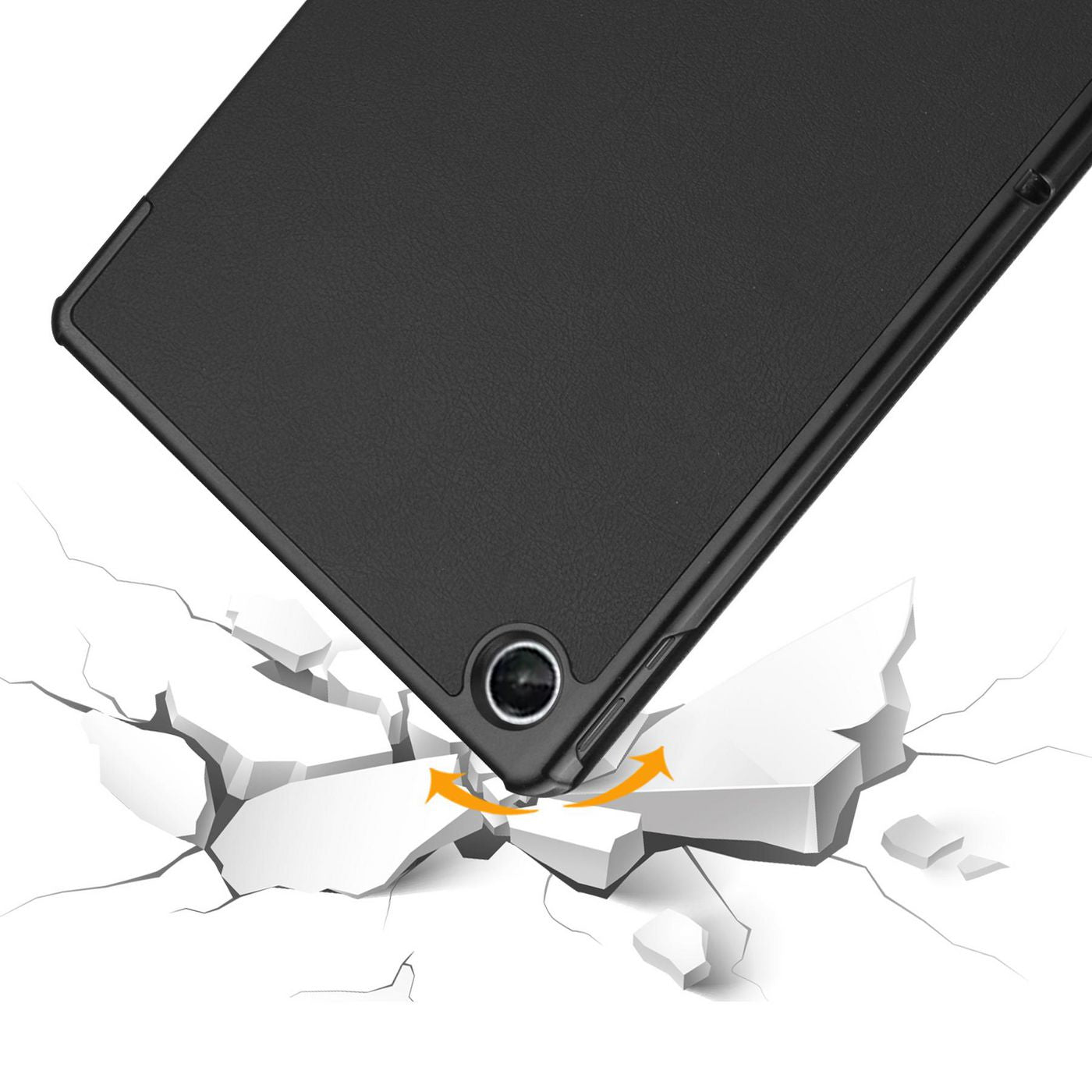 eSTUFF Tablet-Hülle für Lenovo Tab M10 Plus (3. Gen.) 10,6" – Schwarz