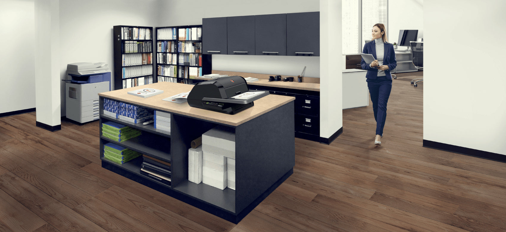 GBC Foton 30 Laminiergerät A3 – 4-Rollen, 75–125 µm, 1 Min. Aufheizzeit, 650–700 mm/min, Schwarz