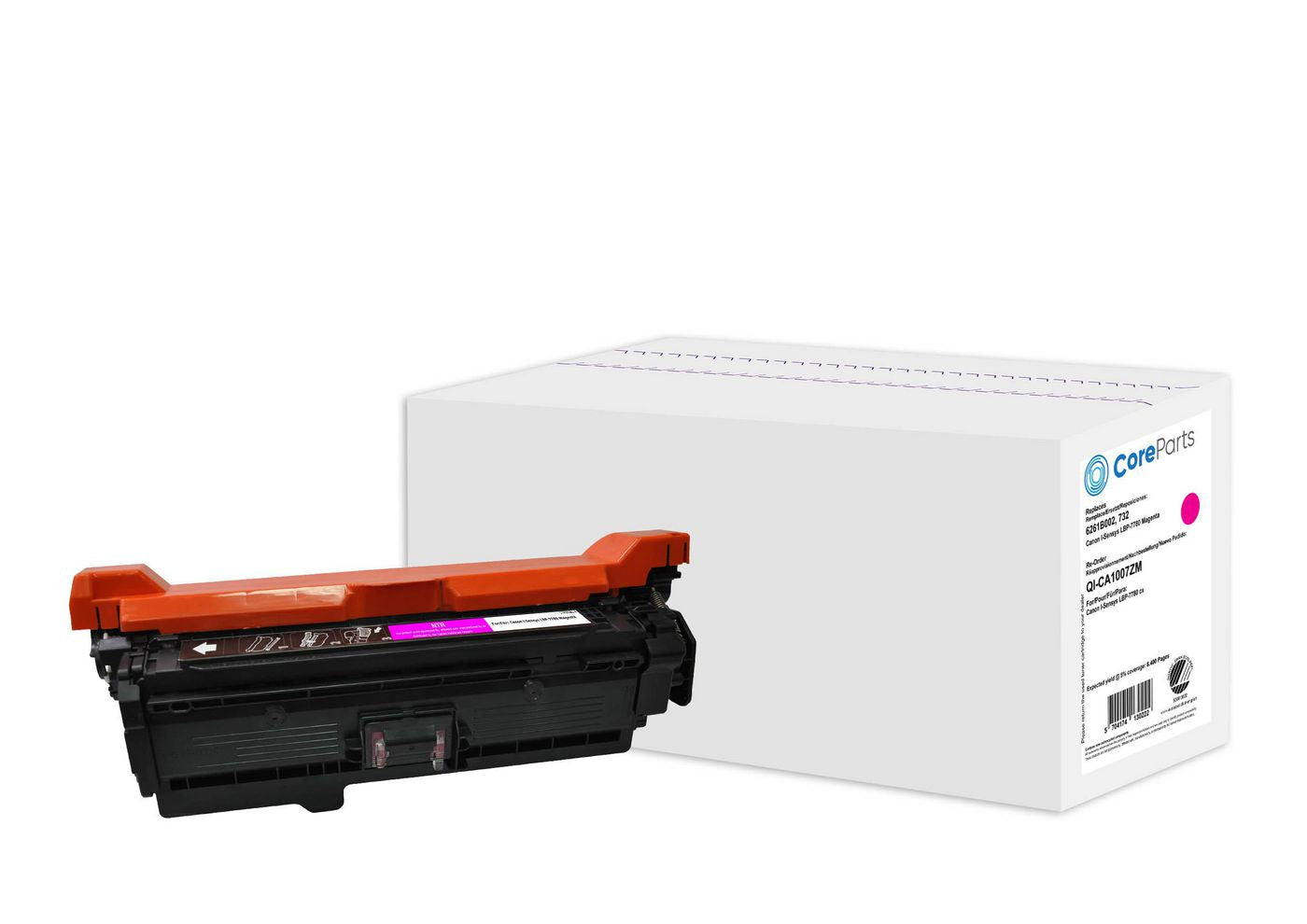 CoreParts 6261B002 Magenta Toner – Kompatibel – 6'400 Seiten – für Canon LBP-7780 cx