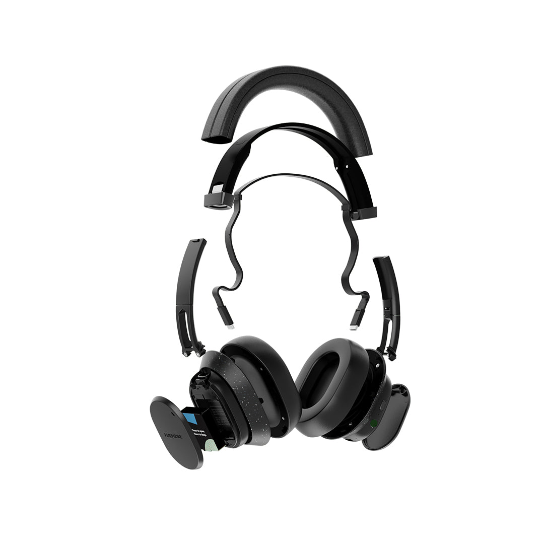 Fairphone Fairbuds XL Over-Ear Kopfhörer – Stereo, BT 5.1, ANC, Schwarz