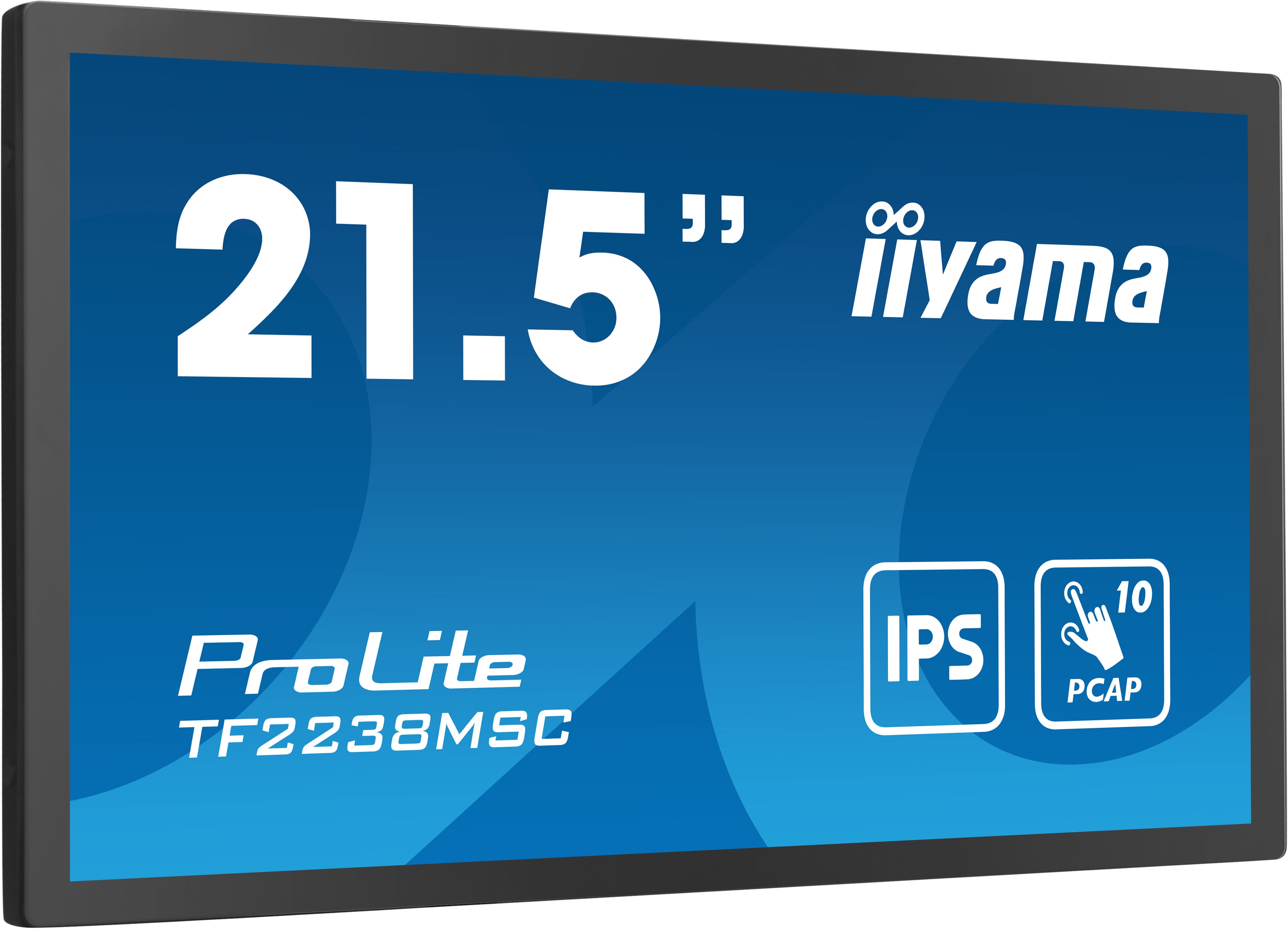 iiyama TF2238MSC-B1 – Interaktives Touch-Display, 21,5", PCAP (10-Punkt), Anti-Fingerprint-Beschichtung