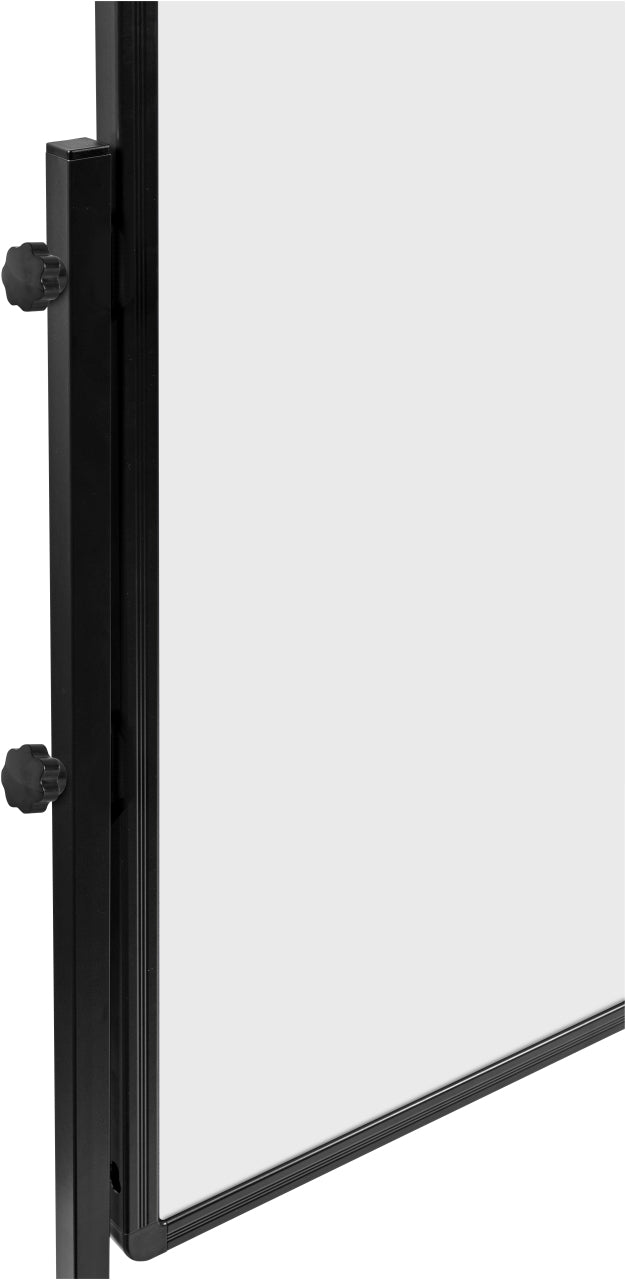 Legamaster Moderationswand Premium Plus – Papier/Karton, mit Rollen, doppelseitig – 120 × 150 cm – weiss