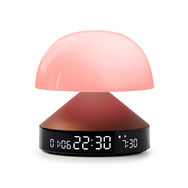 LEXON Lichtwecker Mina Sunrise – digital, bronze, Sonnenaufgangssimulation, Schlummerfunktion