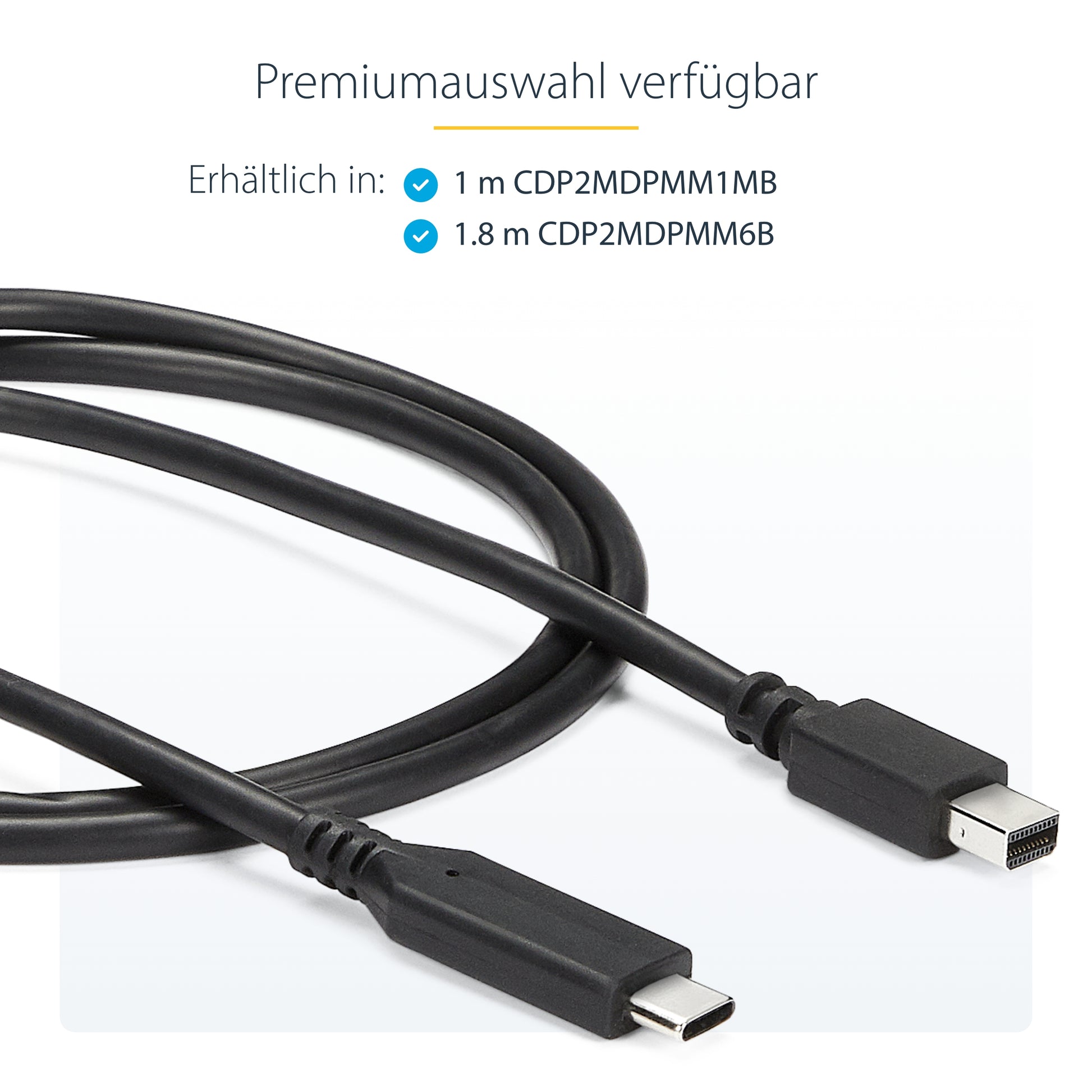 StarTech.com USB-C auf Mini DisplayPort Adapter, 1 m