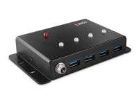 Lindy 43374 USB-Hub – 4× USB-A, 5 Gbit/s