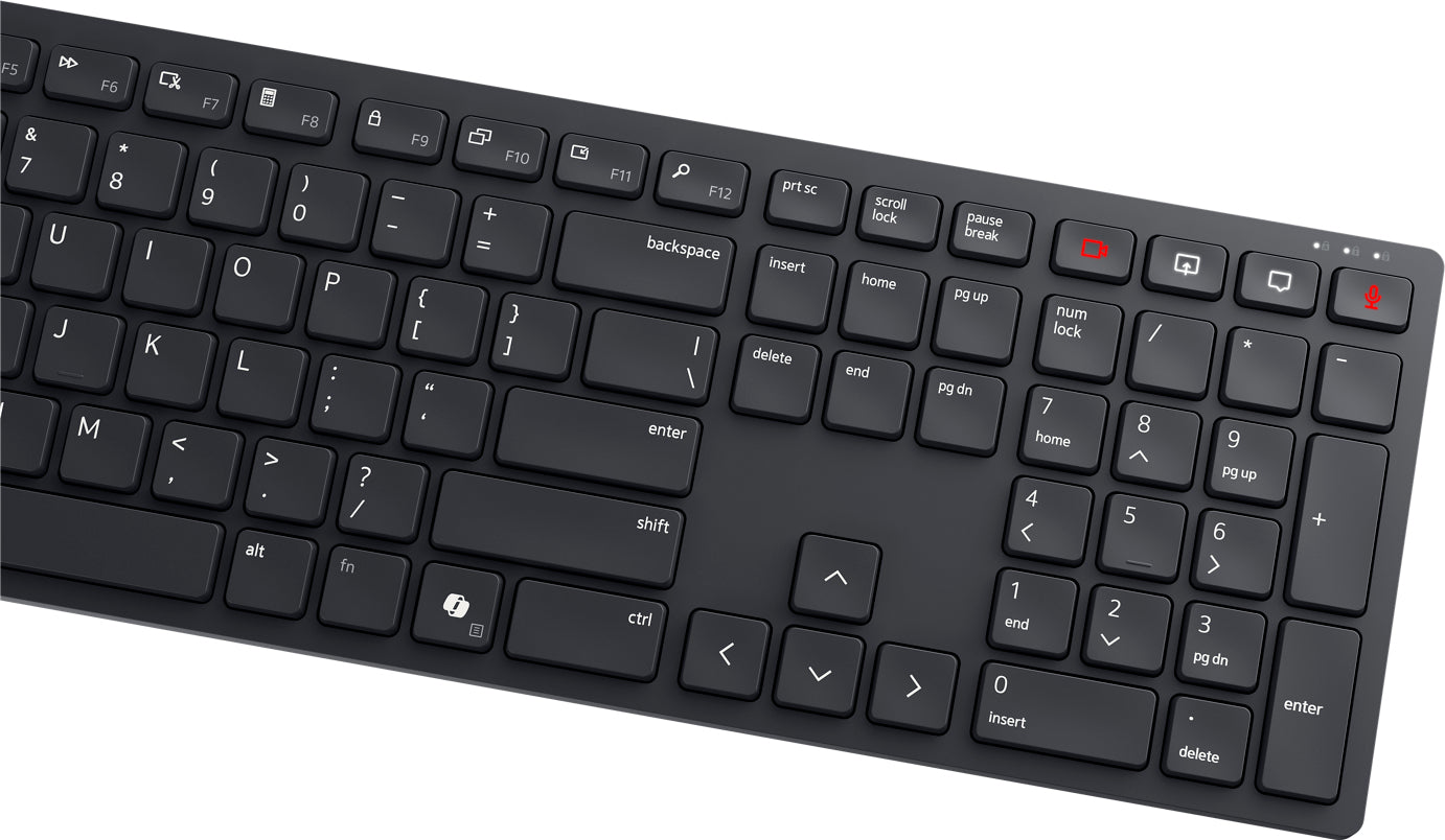 Dell KB525C – Tastatur – kabelgebunden, USB – QWERTY (US-INT) – beleuchtet – schwarz