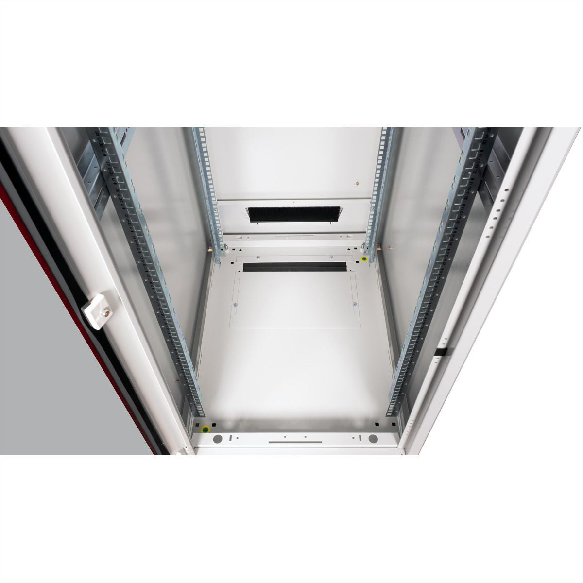 ROLINE Pro – 19" Netzwerkschrank 47U, IP20, abschliessbar, 600 × 800 × 2276 mm, lichtgrau, Stahl