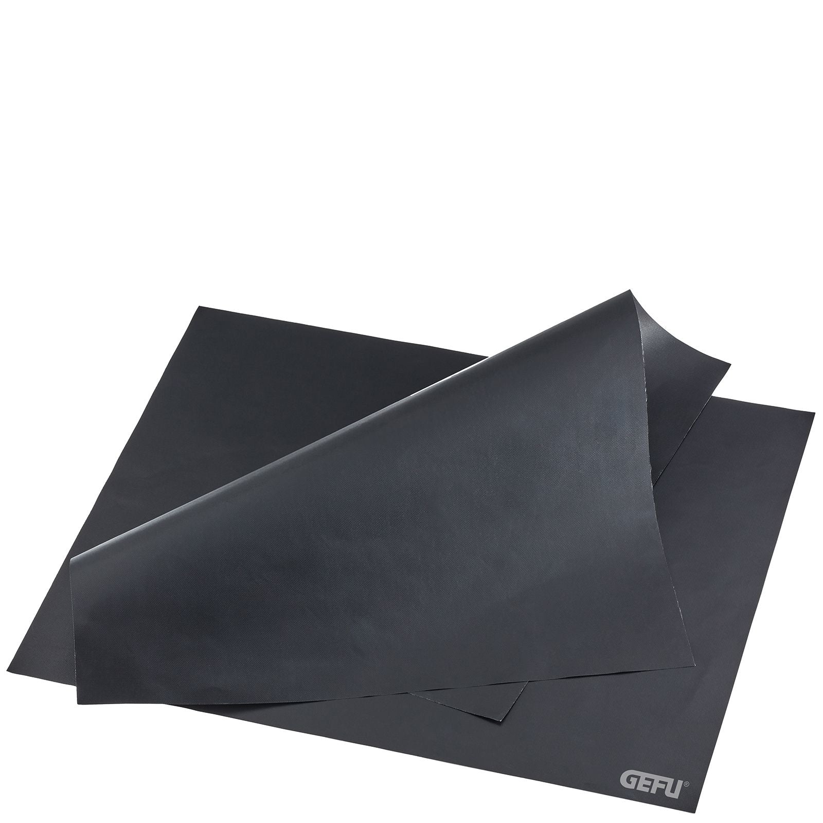 GEFU Backmatte 39 × 44 cm, Glasfasergewebe, PTFE-beschichtet, 2 Stk., Schwarz