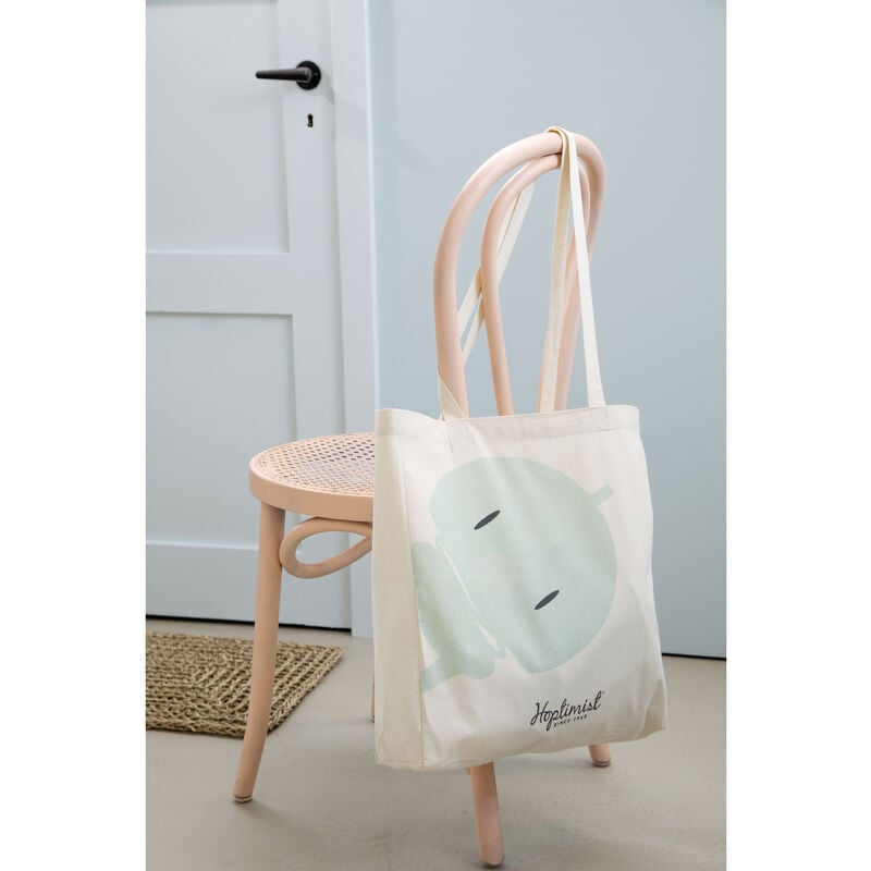 Hoptimist Stofftasche, Baumwolle, Blau, 400×460×3 mm