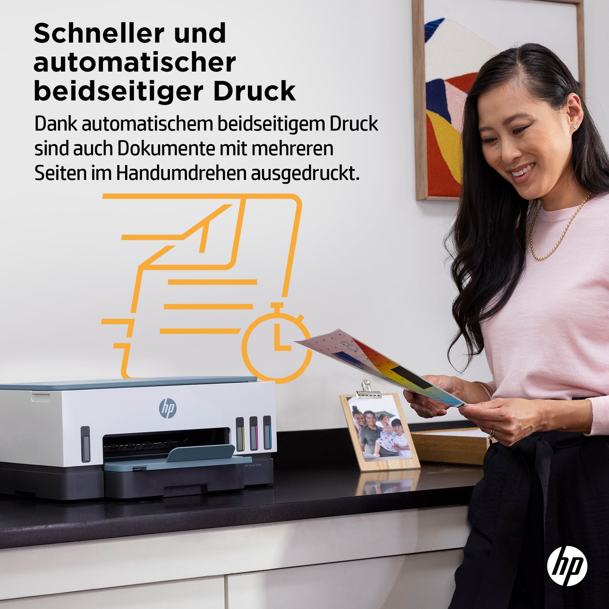HP Smart Tank 7006e – Farbiges Tintenstrahl-MFP A4, 3-in-1 – USB/WLAN – Duplex – 15 ppm S/W, 9 ppm Farbe