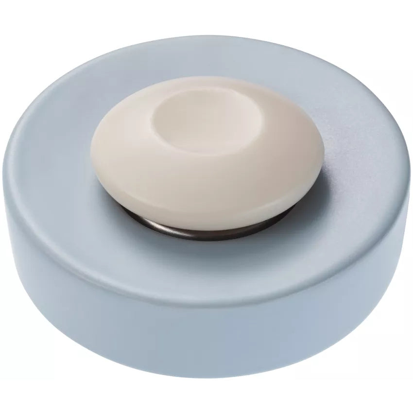 Diaqua Seifenschale Zylo – Keramik, Ø12,5×4,2 cm, Blau