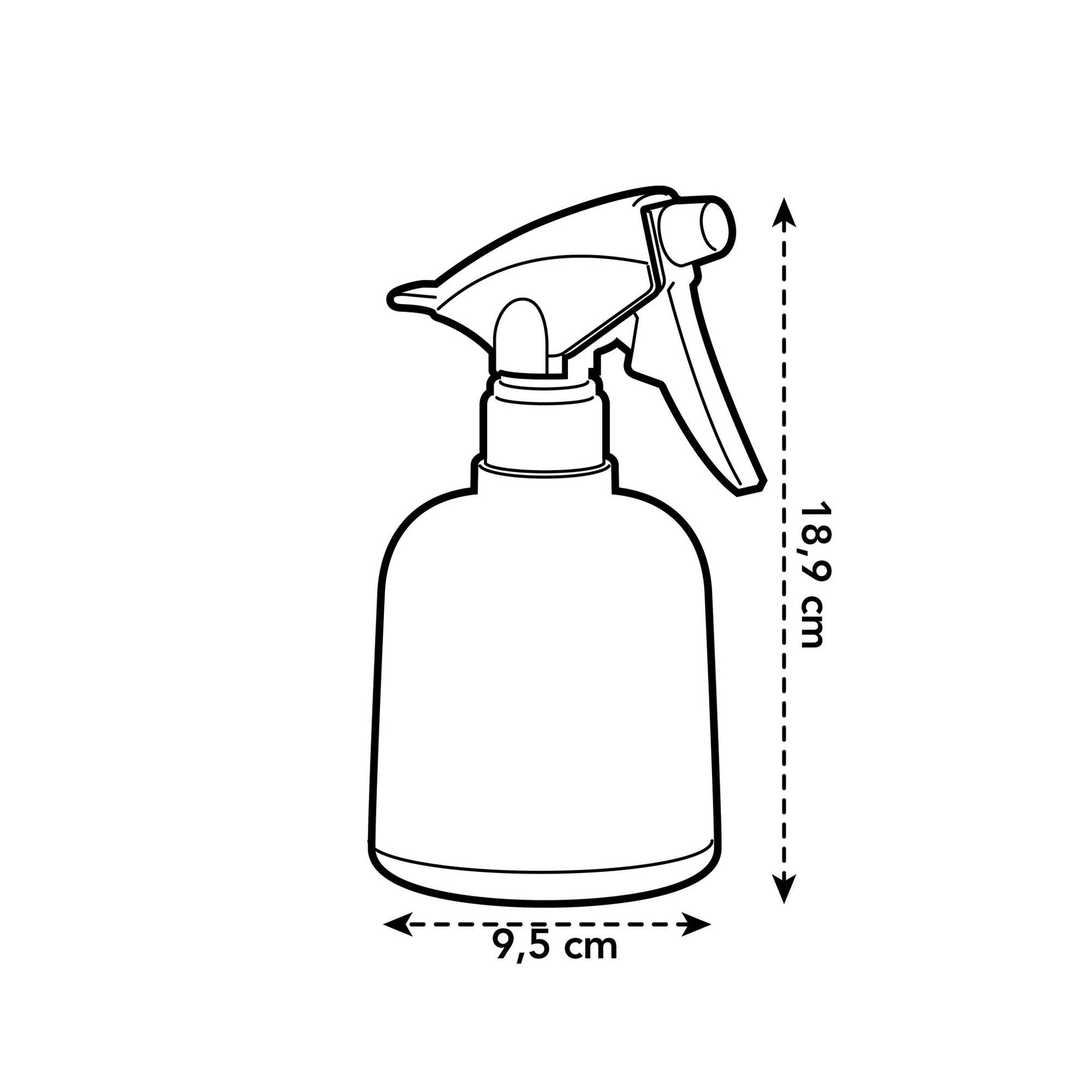 elho Sprühflasche B FOR SOFT – 0,6 l – Anthrazit, Recycling-Kunststoff