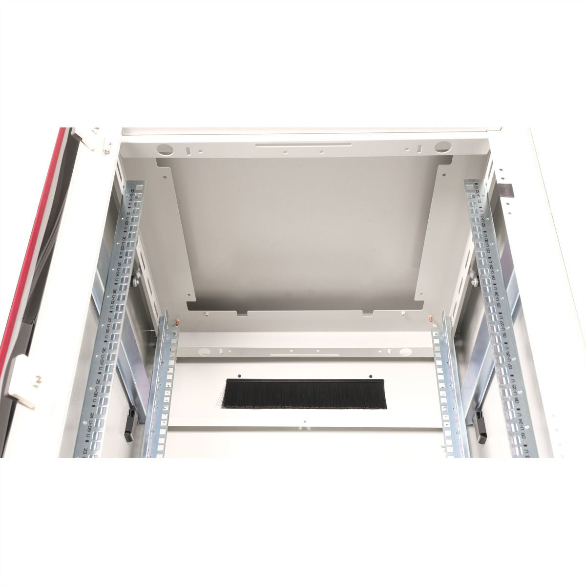 ROLINE Pro – 19" Netzwerkschrank 32U, IP20, abschliessbar, 600 × 600 × 1609 mm, lichtgrau, Stahl