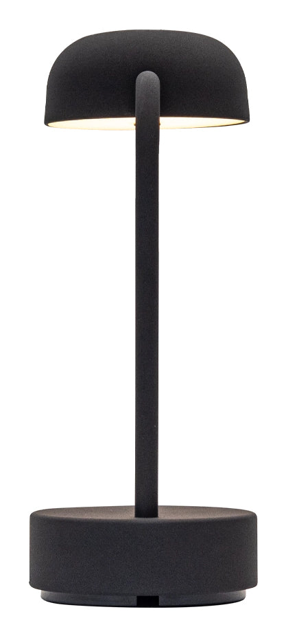 Kooduu Tischleuchte FOKUS – LED 1 W, 83 lm, 2700 K, dimmbar, Akku, USB – Anthrazit
