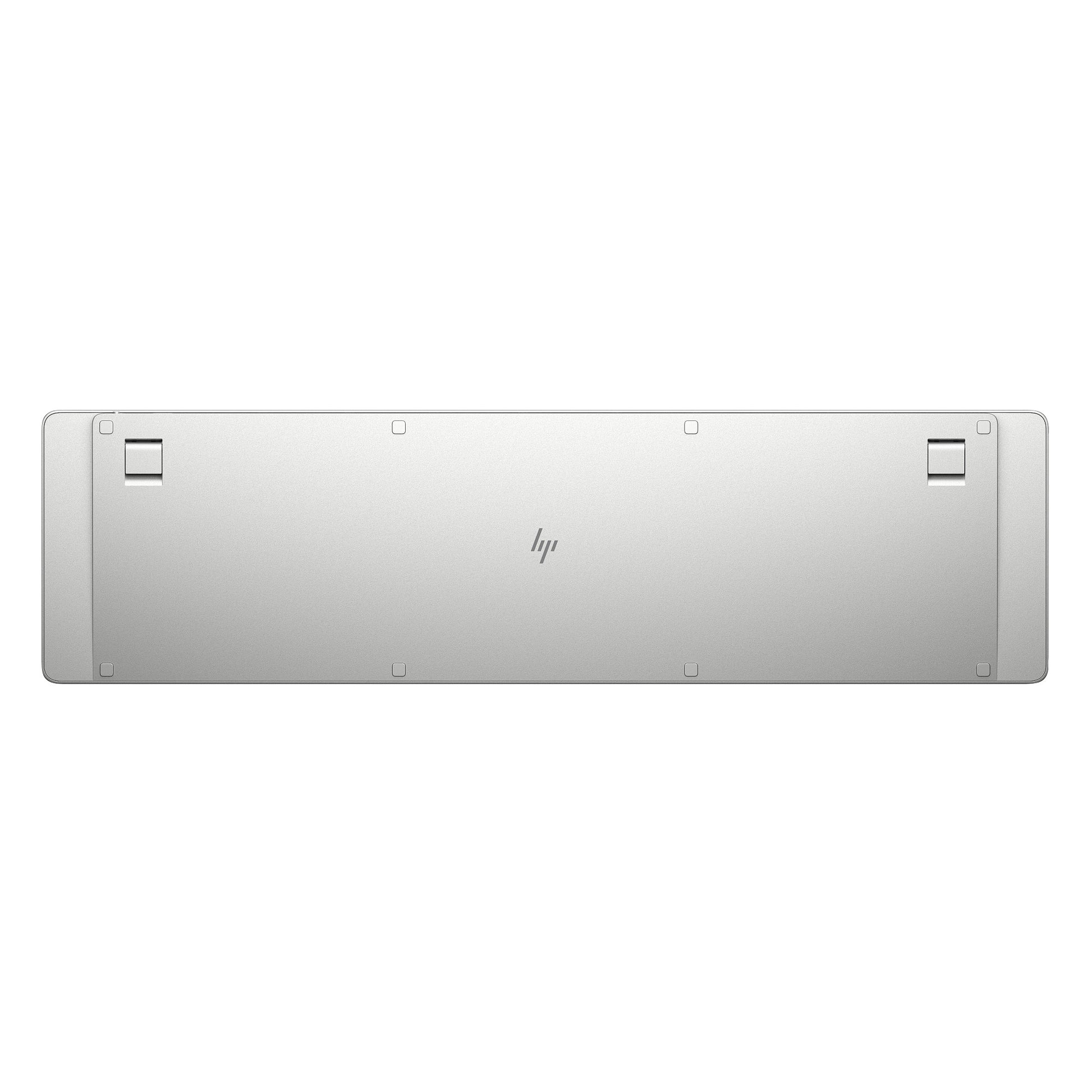 HP 970 Programmierbare Wireless K – Tastatur – Bluetooth – USB-C Ladeport – Silber
