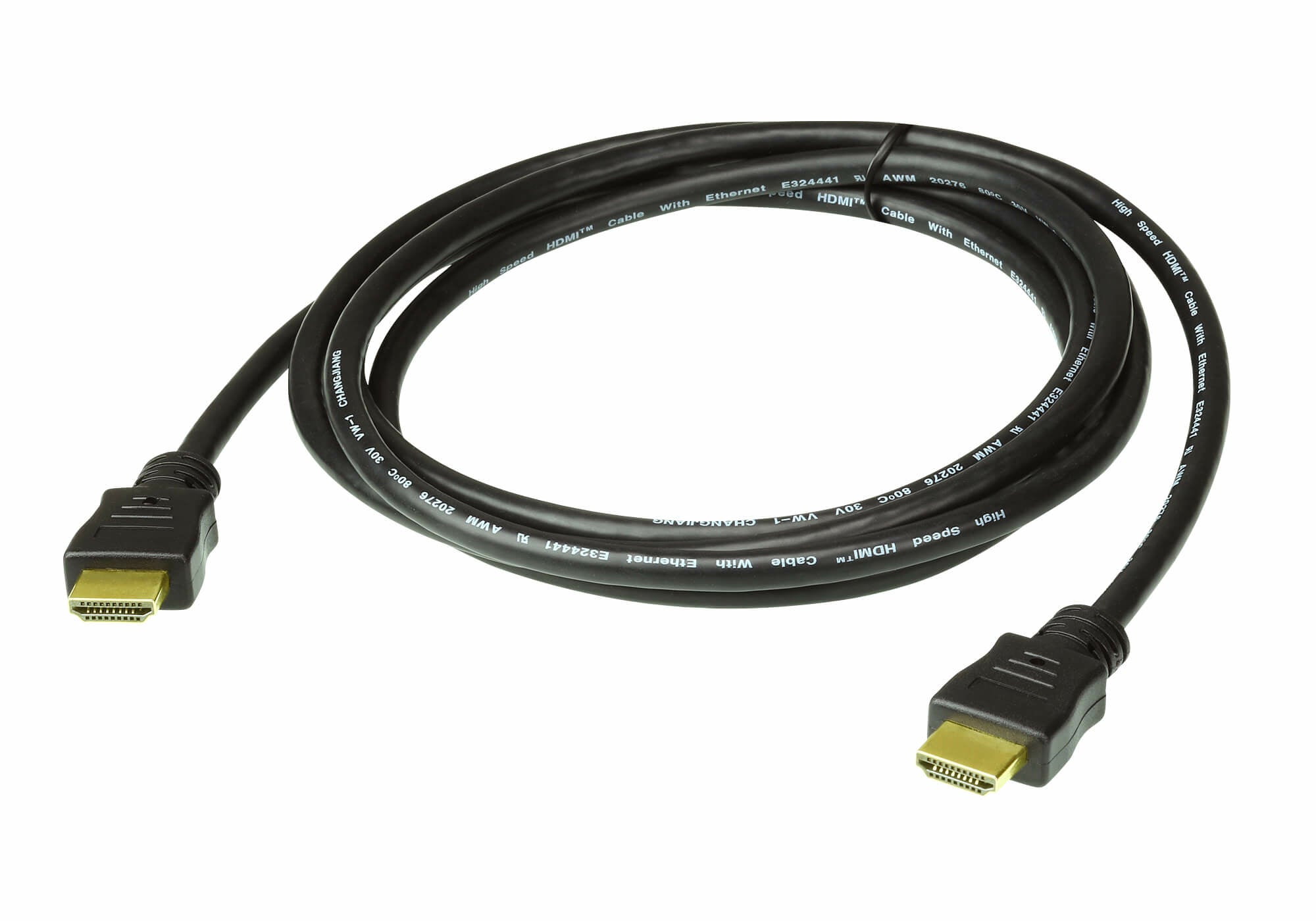 ATEN HDMI Kabel – 4K 60 Hz – 2 m – Ethernet