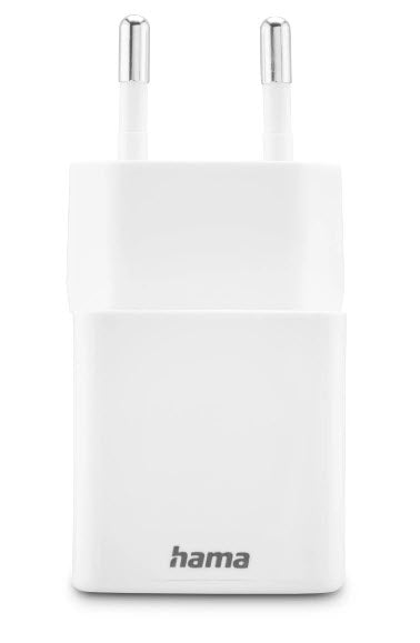 Hama 00201991 USB-Ladegerät 20 W – USB-C×1, USB-A×1 – PD, QC 3.0 – für Kopfhörer, Powerbank u. a. – Weiss