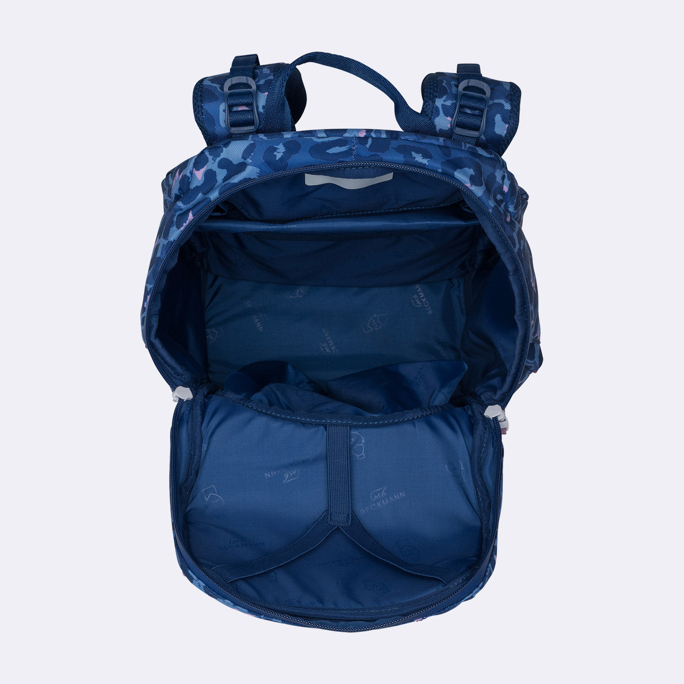 Beckmann Schulrucksack Active Air Flx – 6-teilig – Cheetah