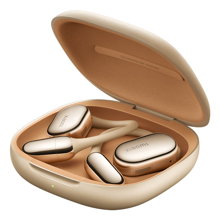 Xiaomi OpenWear Stereo Pro Ohrbügel True Wireless – Stereo, TWS, ANC, mit Ladecase, Gold, BT 5.4