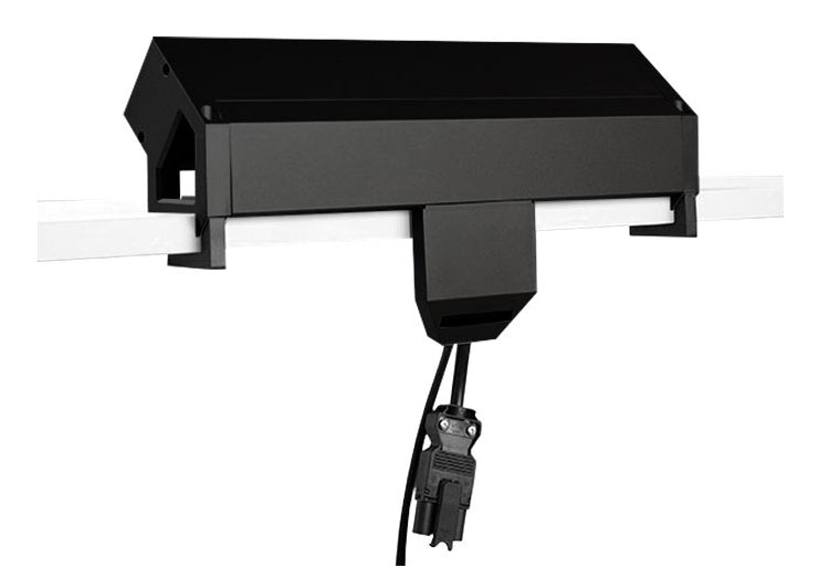Bachmann DESK2 Kabelabdeckung, 150×100×30 mm, Kunststoff – schwarz