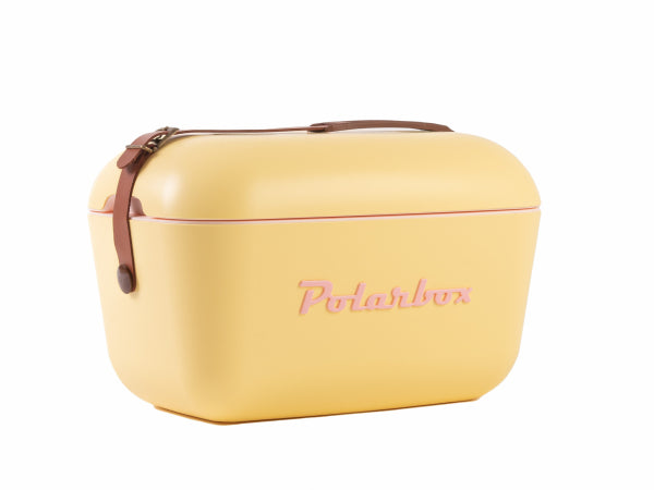 Polarbox Retro Cooler Kühlbox – 20 l – Gelb – Polypropylen (PP)