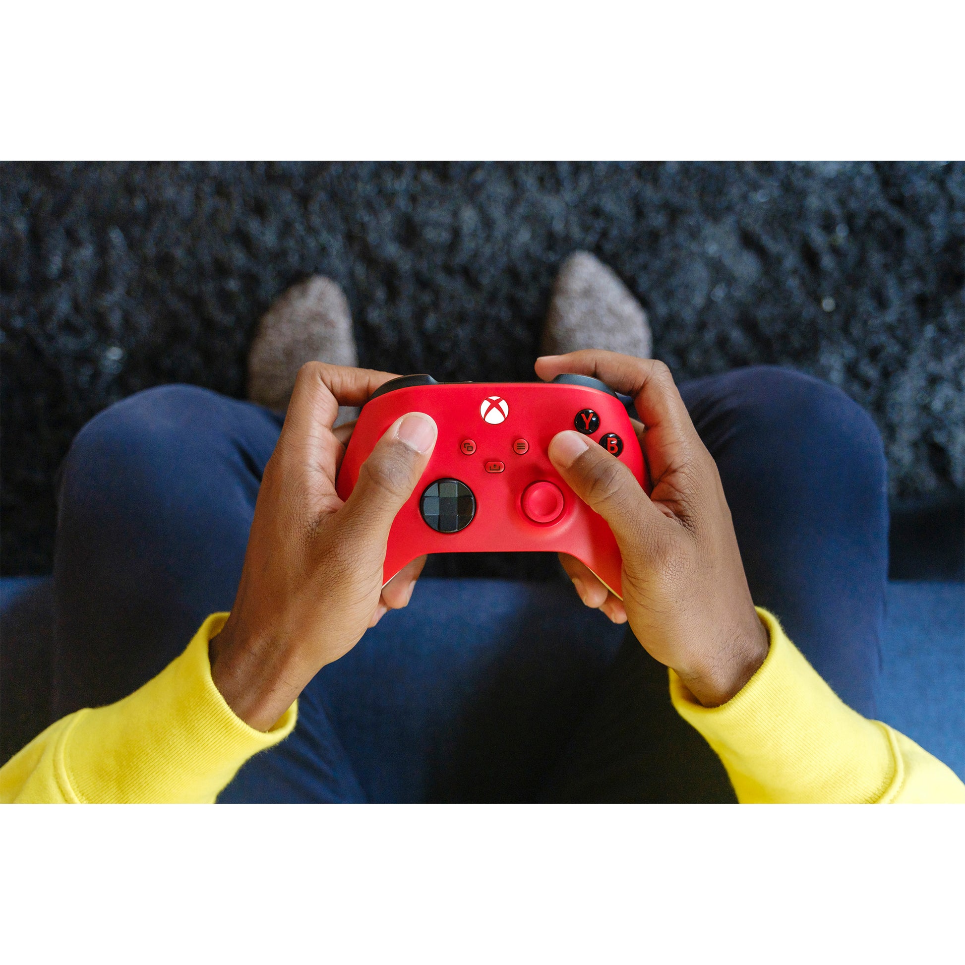 Microsoft Pulse Red – Gamepad – Kabellos (Bluetooth/2,4 GHz), Rot