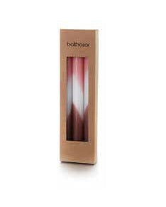Balthasar Stabkerze – Ø 2,2 × 24 cm – 3-teilig, Rosa