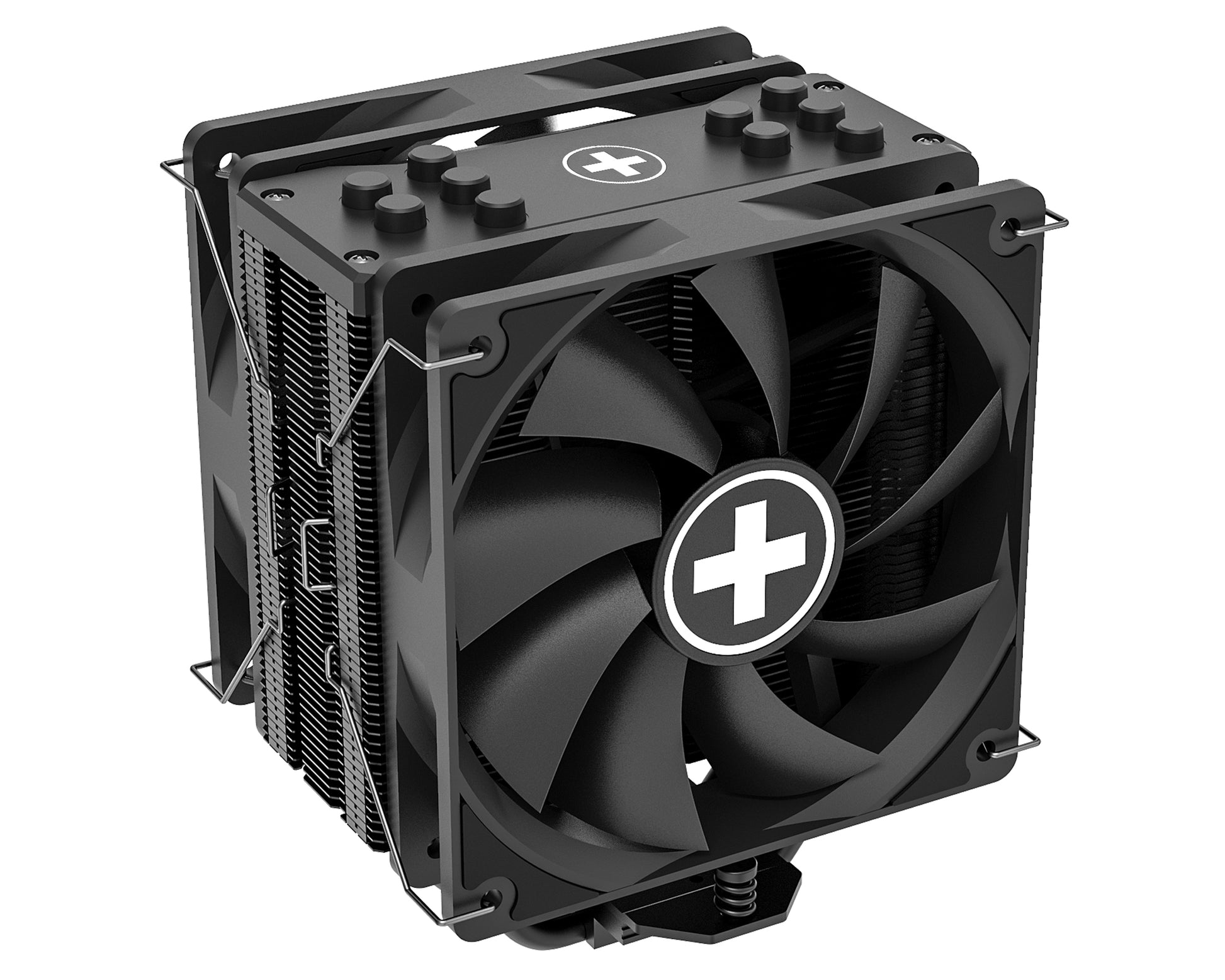 Xilence M705D – CPU-Kühler – 2×120 mm PWM, 5 Heatpipes, 220 W, Schwarz, für AM5, AM4, LGA 1700 und andere