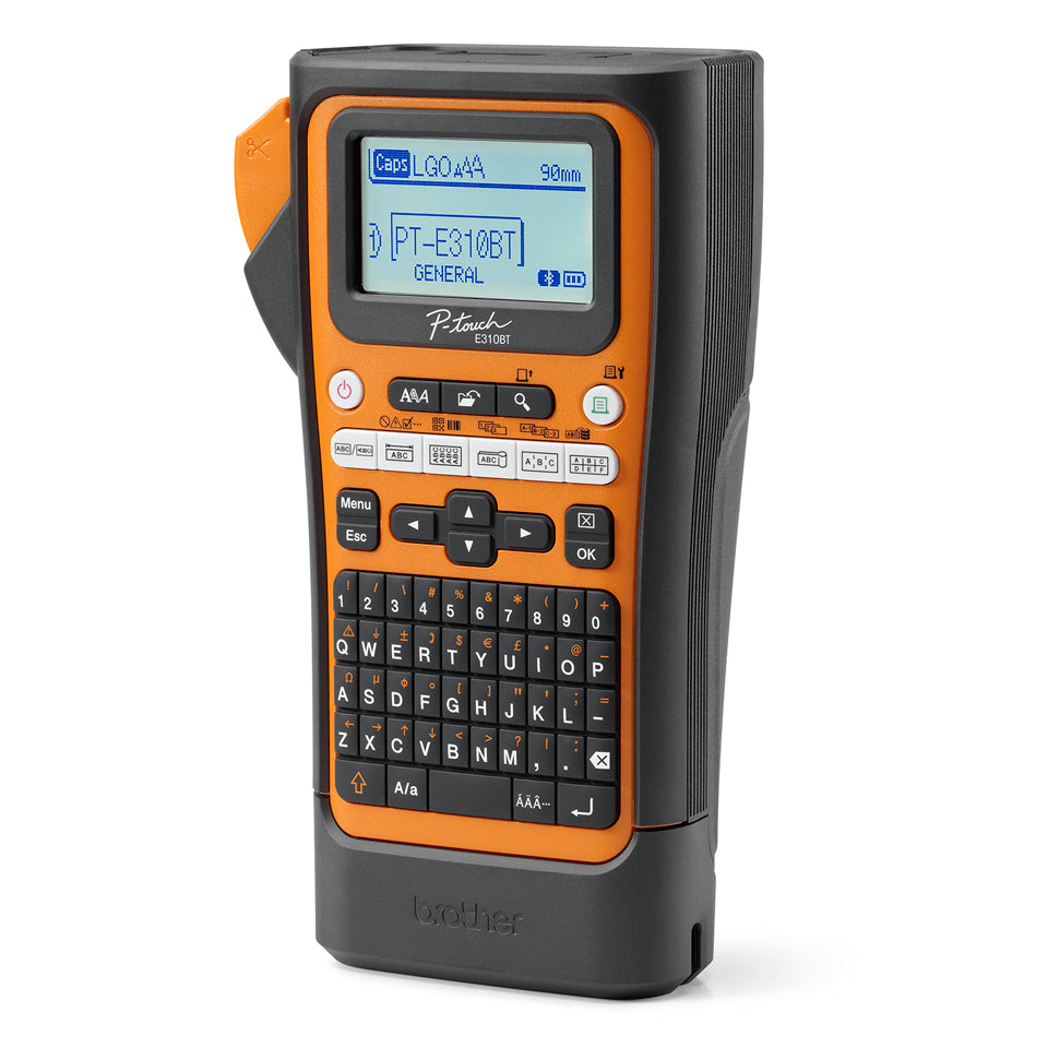 Brother PT-E310BTVP – Beschriftungsgerät, TZe/HSe bis 15,8 mm, 180×180 dpi, 20 mm/s, USB/Bluetooth