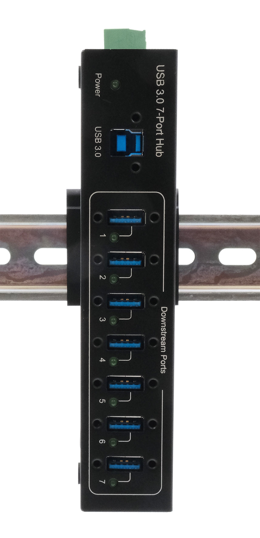 EXSYS EX-11227HMVS USB-Hub – USB-B, 7× USB-A (5 Gbit/s), für Windows/Mac/Linux