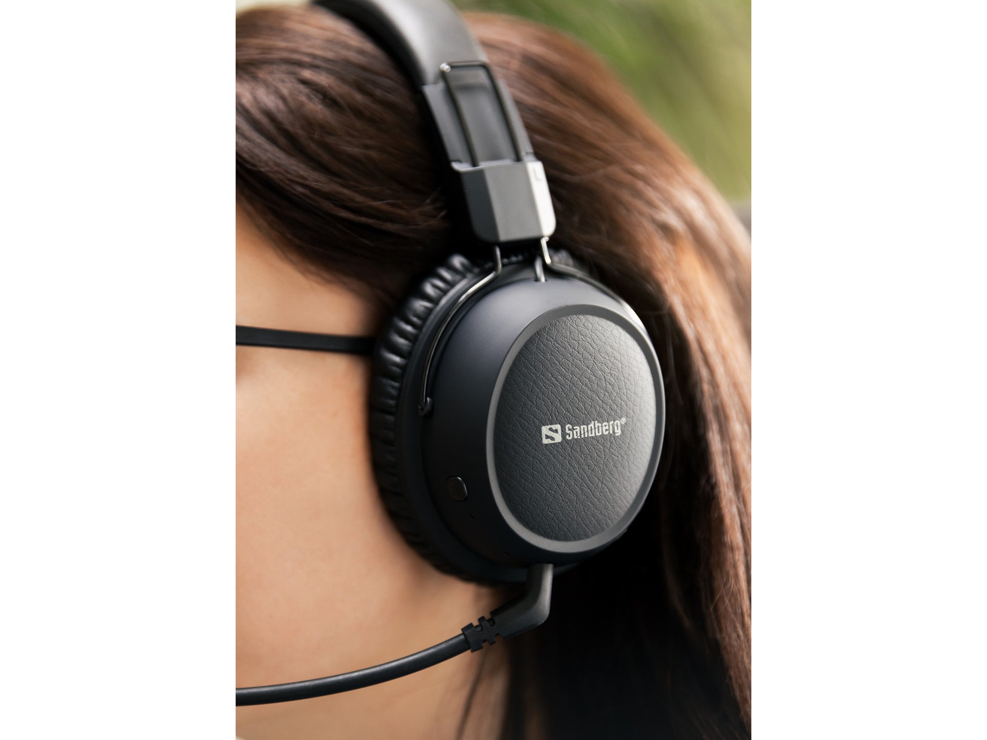 Sandberg FlexMic – Gaming-Headset Over-Ear – Bluetooth, ANC, Abnehmbares Mikrofon – Schwarz – bis 13 h