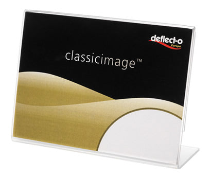 Deflecto Tischaufsteller – für A7 – Querformat – transparent – Polystyrol (PS) – 10 Stk.