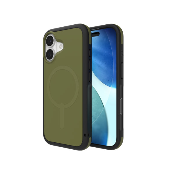 ZAGG Sedona Snap Backcover – für Apple iPhone 17, MagSafe, Graphen, Grün, bis 4 m Sturzsicher