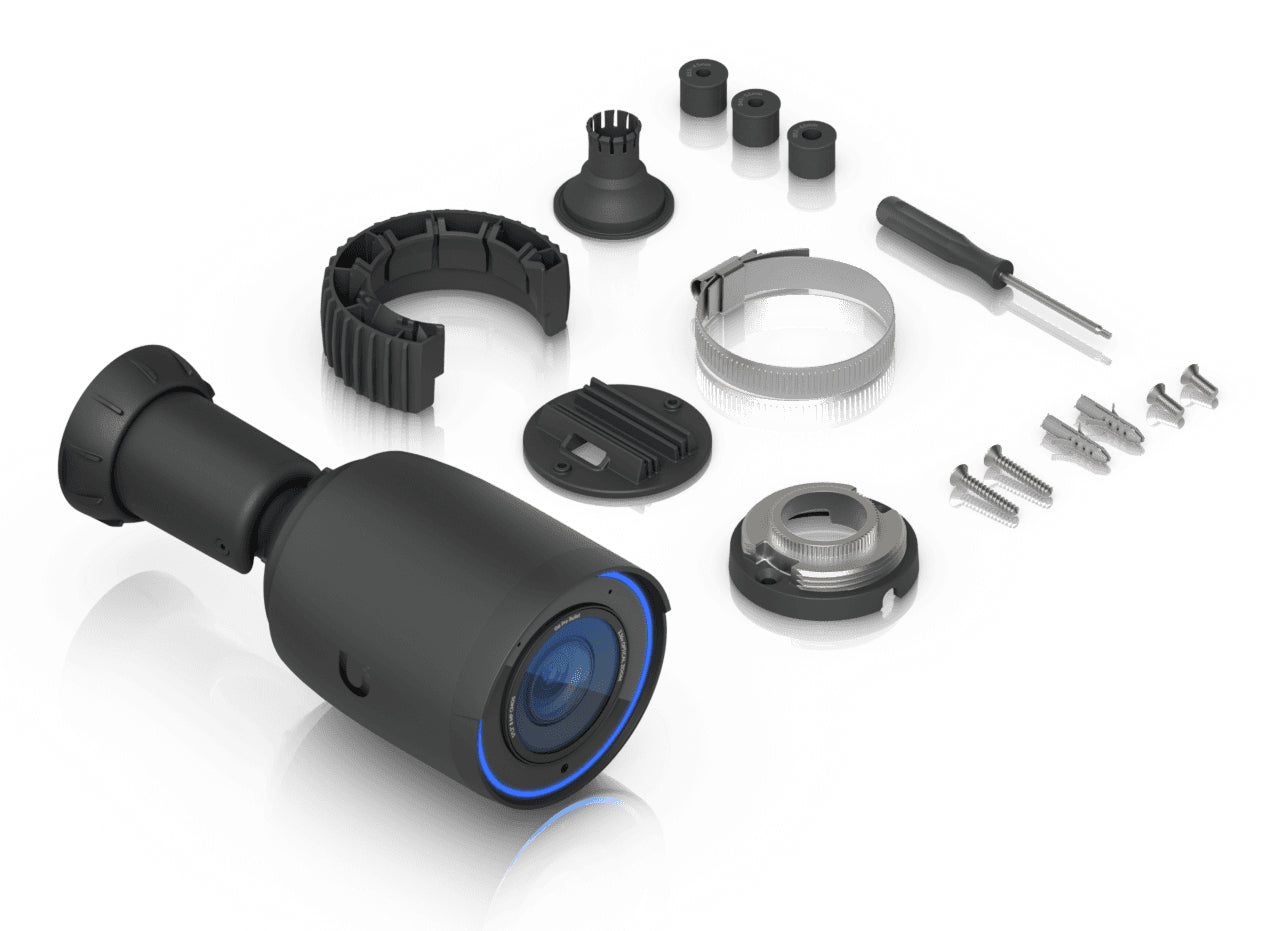 Ubiquiti Bullet-Kamera, 4K (8 MP), 5,9 – 13,8 mm varifokal, Innen/Aussen, PoE, IP66, Schwarz
