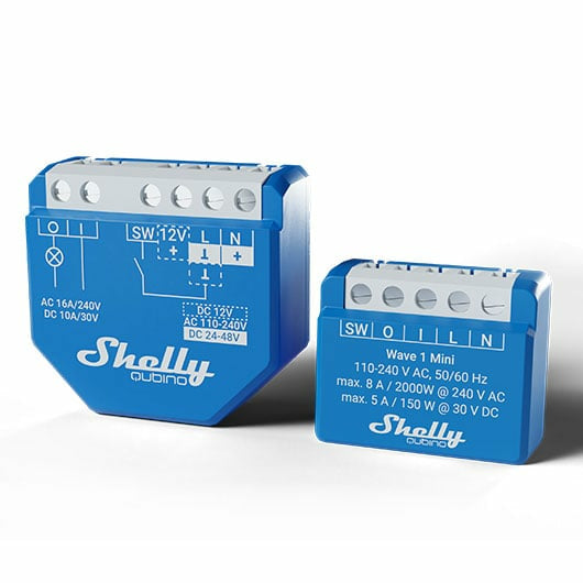Shelly Wave 1 Mini – Zubehör – Schaltaktor, Z-Wave, Bluetooth
