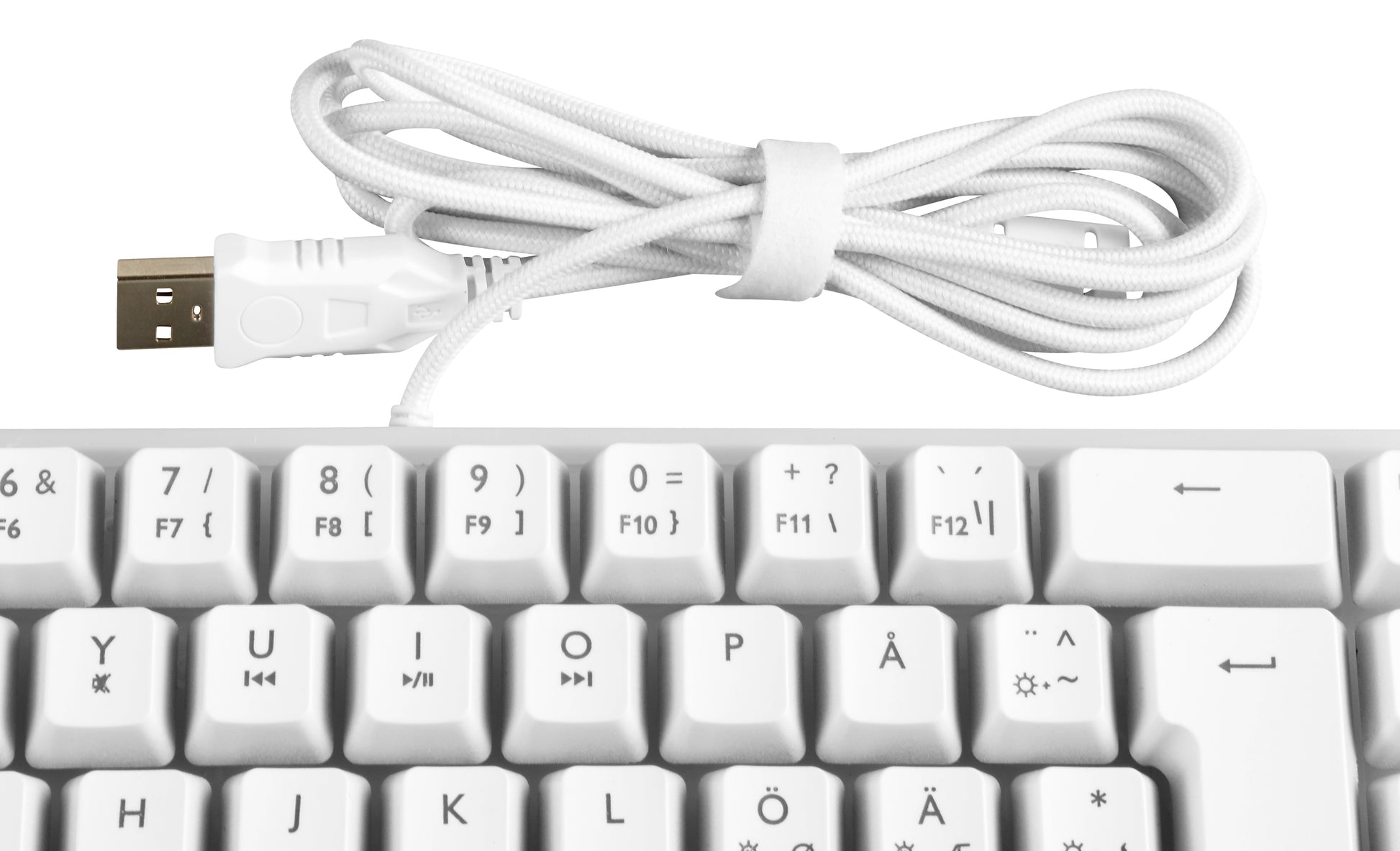 Deltaco Gaming DELTACO GAM-158-W – Mini Tastatur – Membran – Verkabelt – USB-A – QWERTZ (CH) – Ohne Ziffernblock