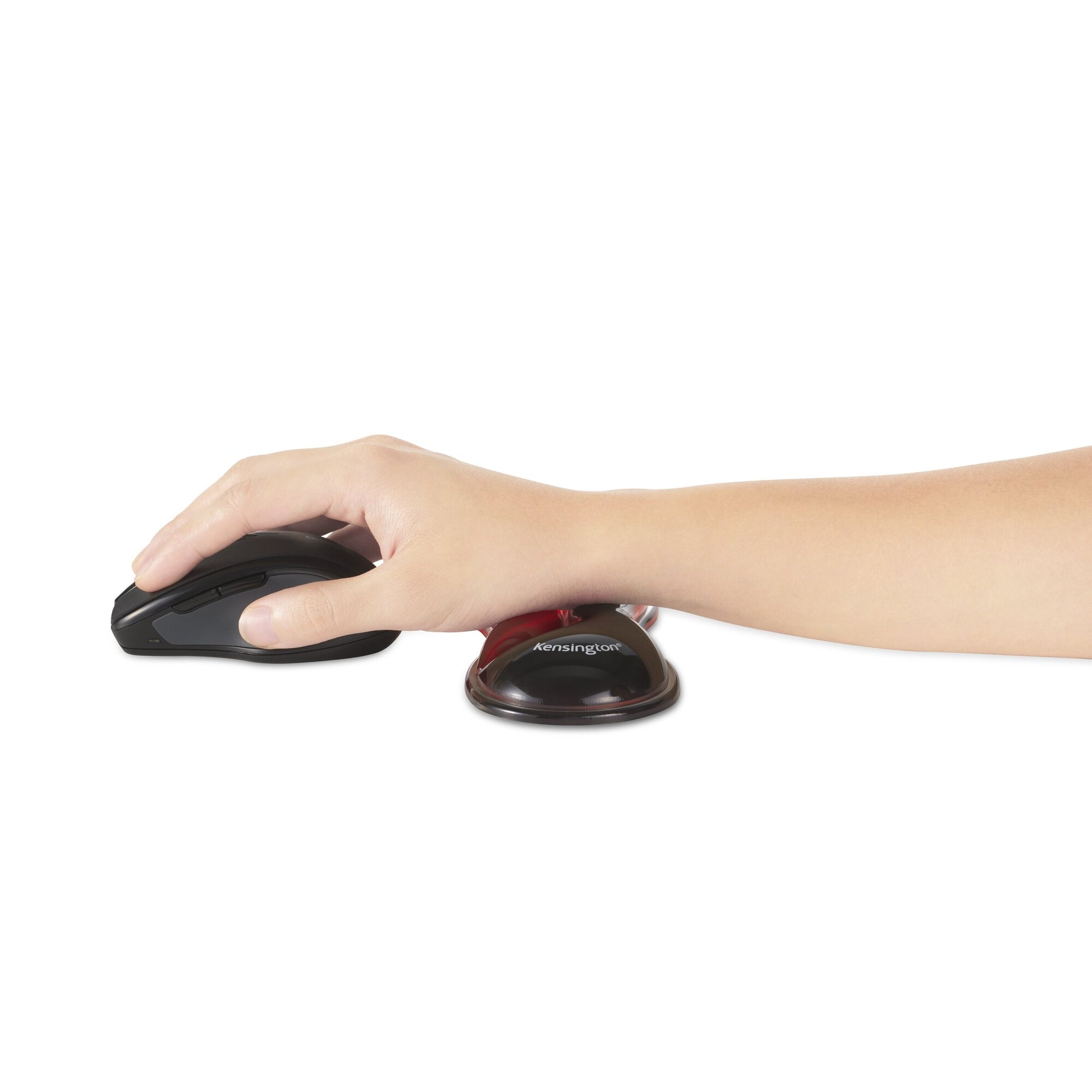 Kensington Maus-Handgelenkauflage Slim Duo – Gel – Rot